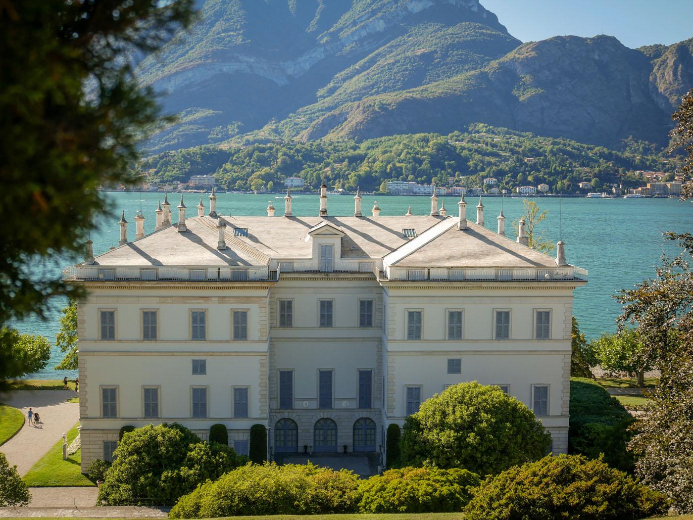 Villa Melzi on the shore of Lake Como in Bellagio