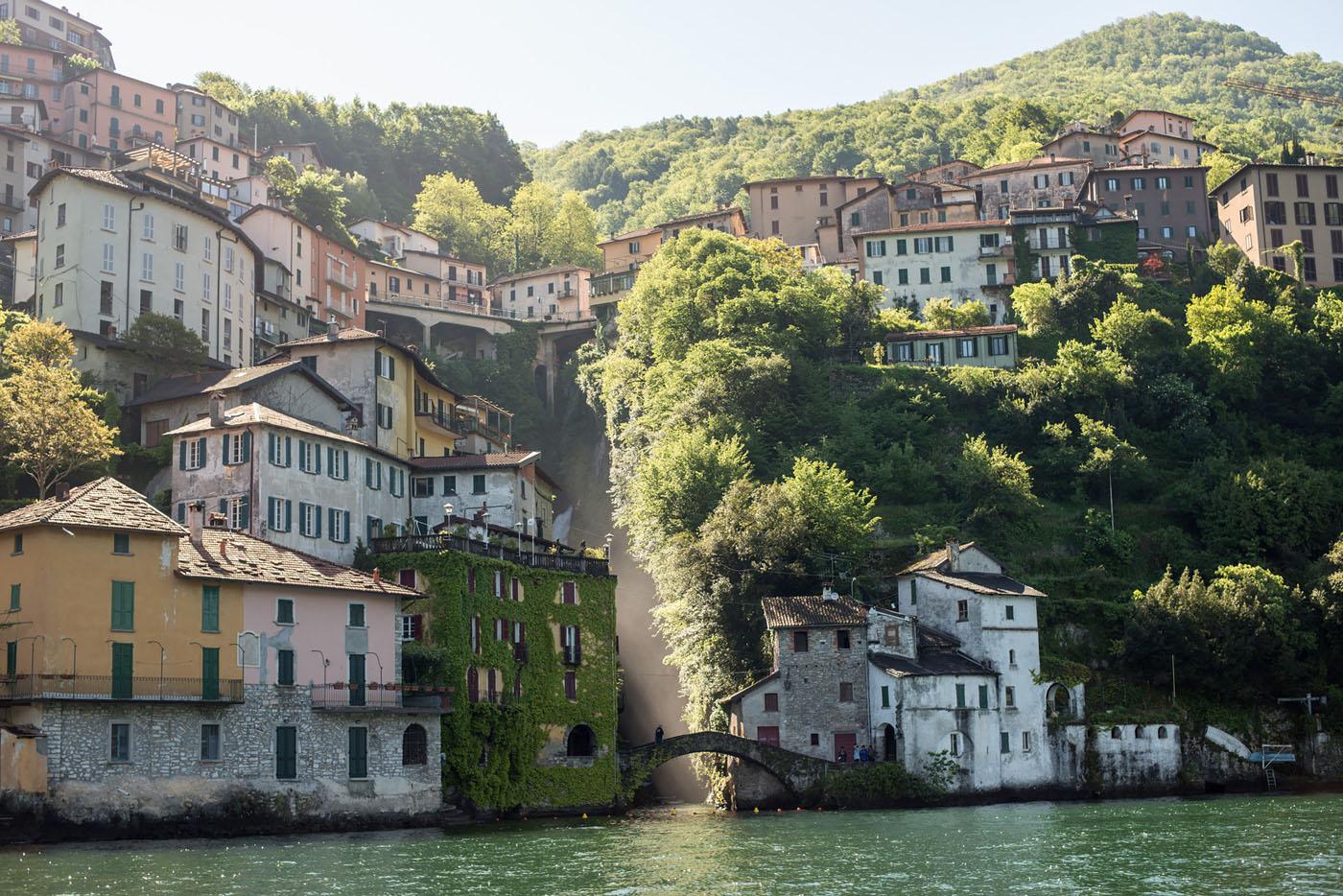 The village of Nesso on Lake Como