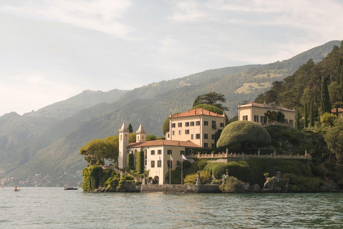 Villa del Balbianello on the Lavedo headland, Lake Como