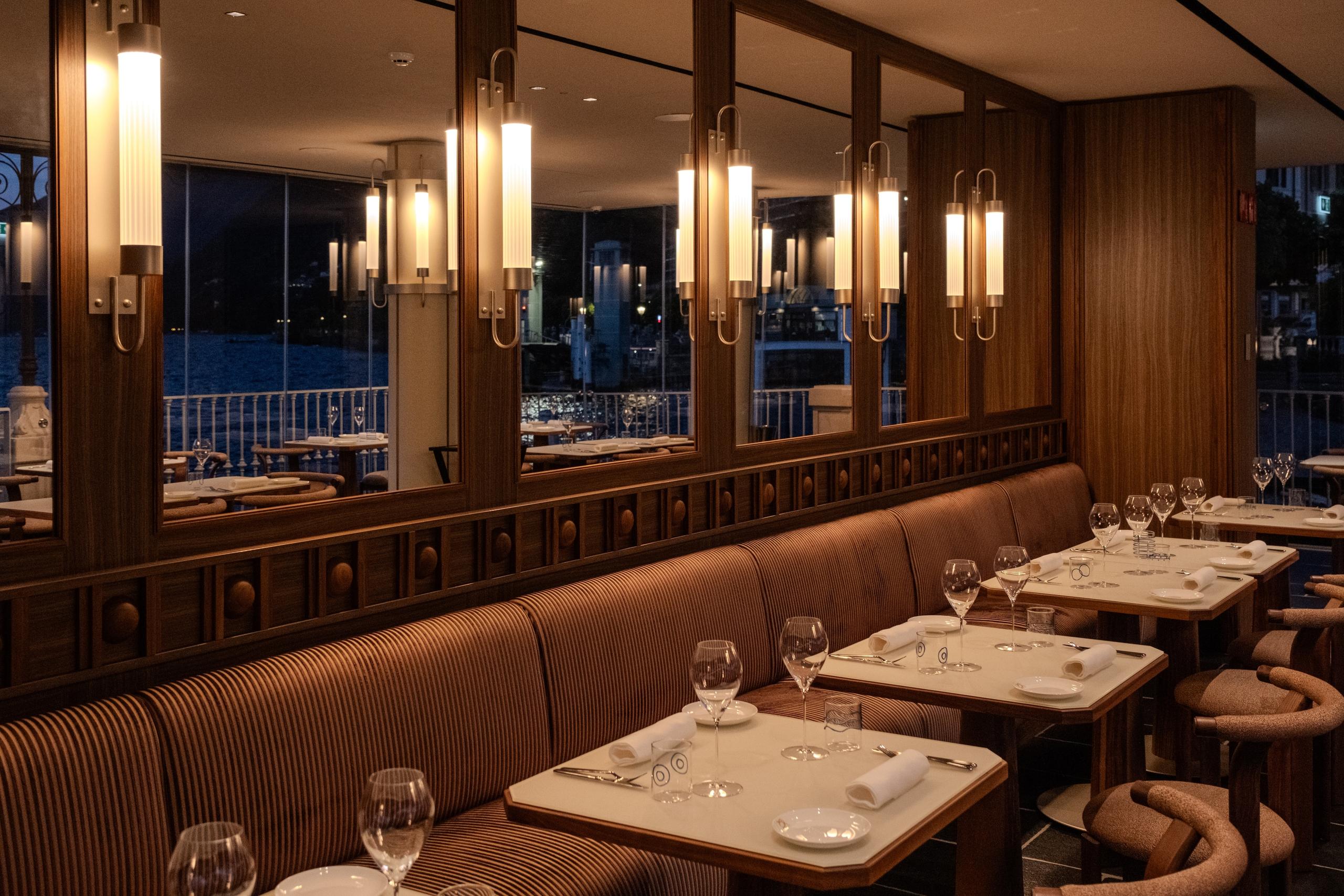 Indoor dining room of Ristorante Genazzini 1788 in Bellagio